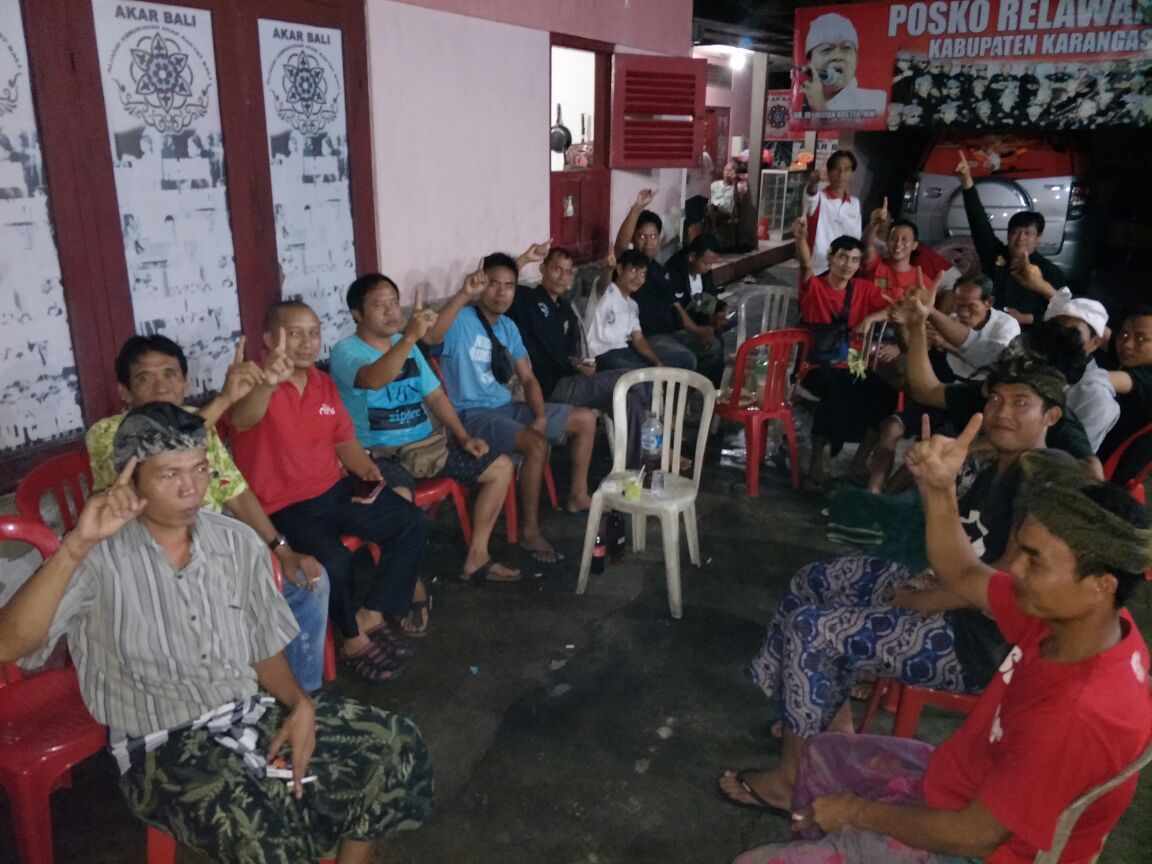 Ratusan Pemuda Lintas Desa di Karangasem Gabung Jadi Relawan Koster-Ace   