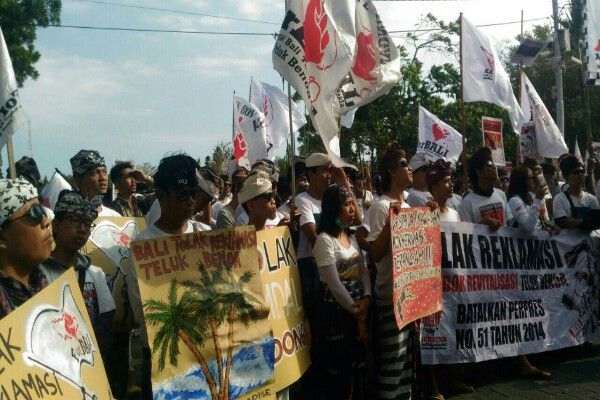 Aksi Tolak Reklamasi, Serukan Gubernur Bali Paling Bertanggung Jawab dan Harus Bertobat