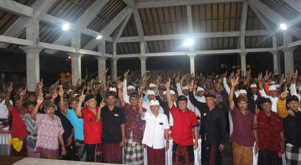 Totalitas Desa Sidembunut Menangkan Koster-Ace di Bangli